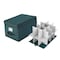 Hastings Home Ornament Storage Box, Green Organizer Cube, 24 Individual 4" Compartments and Dividers, Flip Top Lid 590830AIY - alternate 3